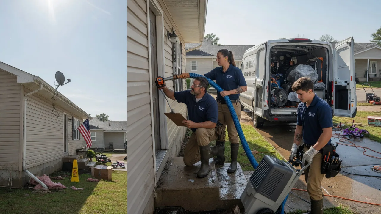 Ceiling Water Damage Restoration in Swisher, IA near me